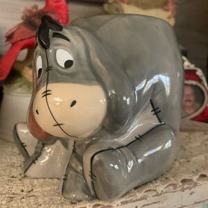 Gray Eeyore Ceramic Mug